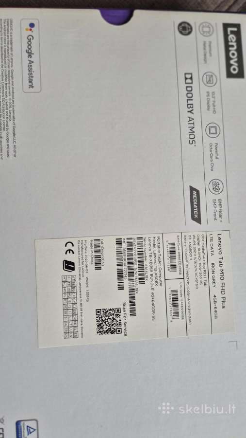 Lenovo tabm10 Fhd Plus - nuotraukos Nr. 2