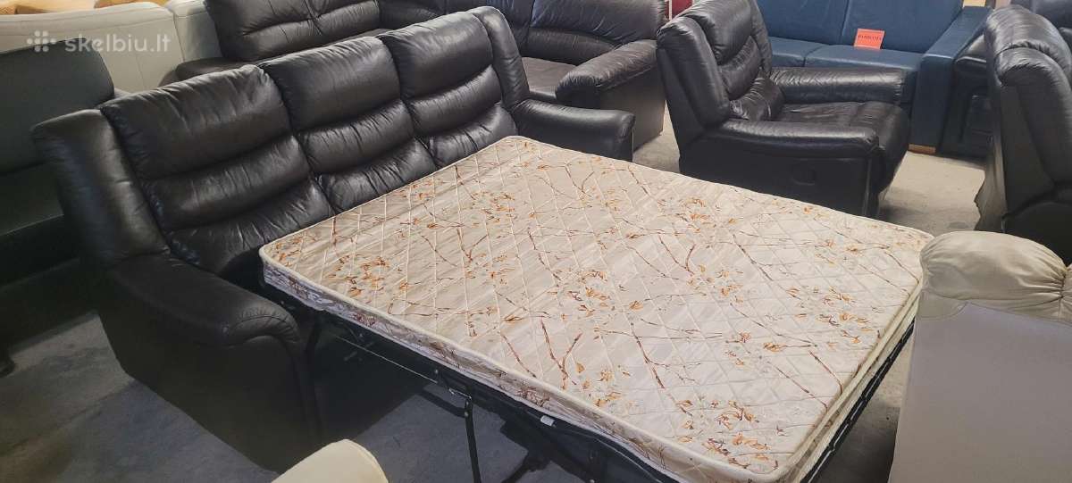 Odine Sofa Lova ir du Reglaineris foteliai kampas - nuotraukos Nr. 6