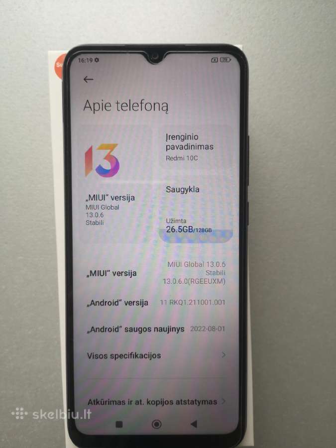 Redmi 10c - nuotraukos Nr. 3