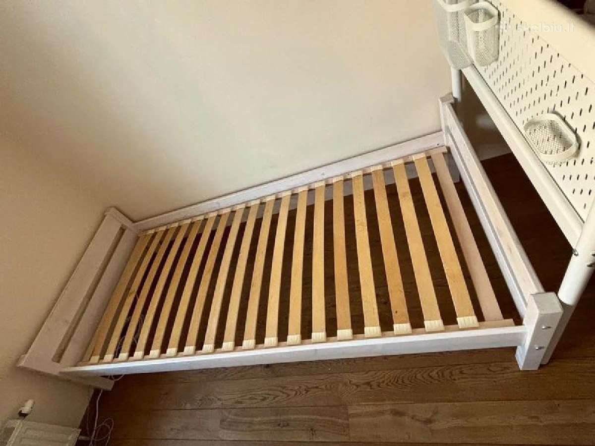 Ikea meninis viengulės lovos rėmas 90x200 - nuotraukos Nr. 2