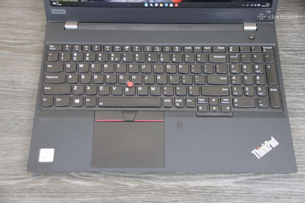 Lenovo Thinkpad t15 32gb 512gb ips + docking - nuotraukos Nr. 3