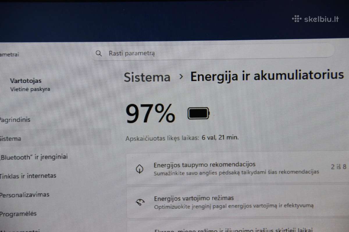 Lenovo Thinkpad t15 32gb 512gb ips + docking - nuotraukos Nr. 9