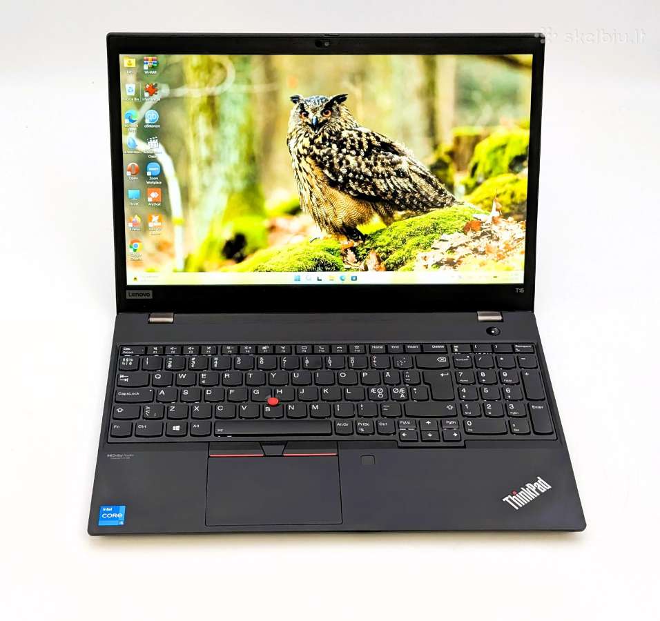 Lenovo Thinkpad T15 G2 i5-1135g7 16gb SSD 15.6 - nuotraukos Nr. 3