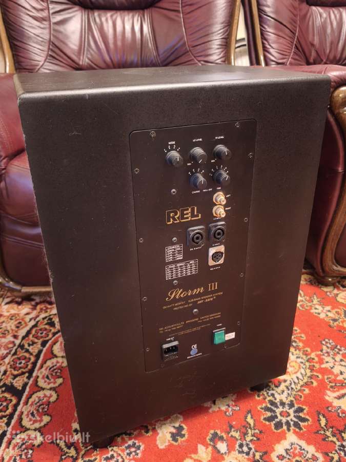 Rel Storm 3 subwoofer - nuotraukos Nr. 2