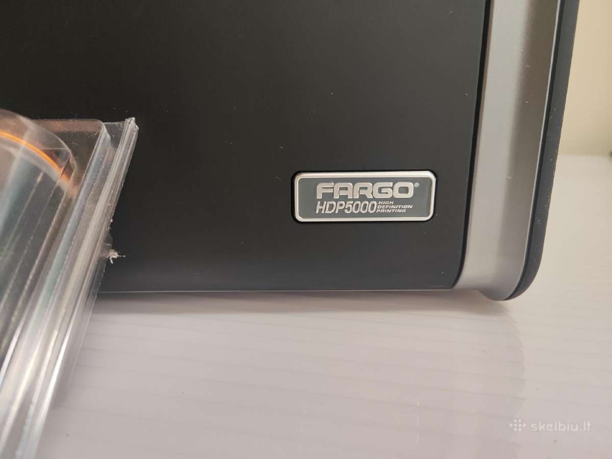 Fargo Hdp5000 kortelių spausdintuvas - nuotraukos Nr. 2