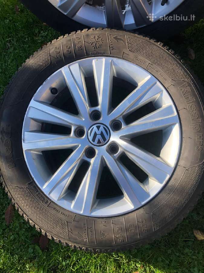 VW r16 ratlankiai su padangom - nuotraukos Nr. 3