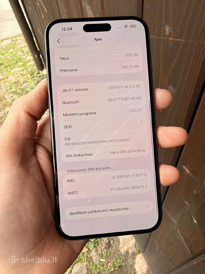 iPhone 16 Plus Naujas 1 Krovimo Ciklas - nuotraukos Nr. 7