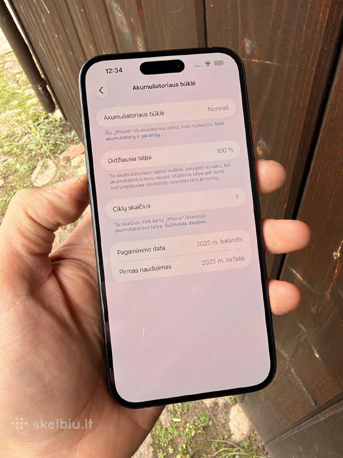 iPhone 16 Plus Naujas 1 Krovimo Ciklas - nuotraukos Nr. 8