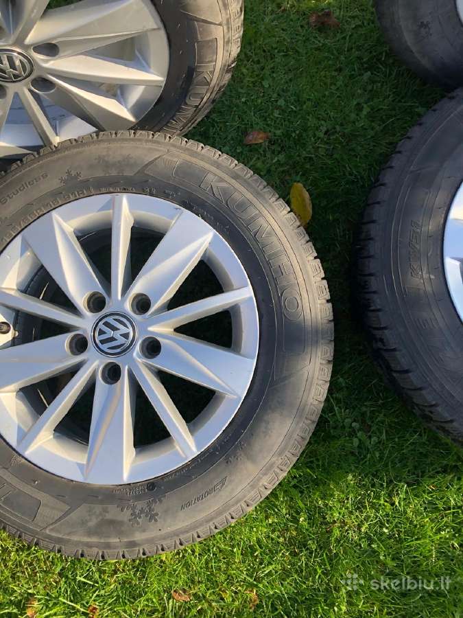 Parduodami VW r15 ratlankiai su padangom - nuotraukos Nr. 2