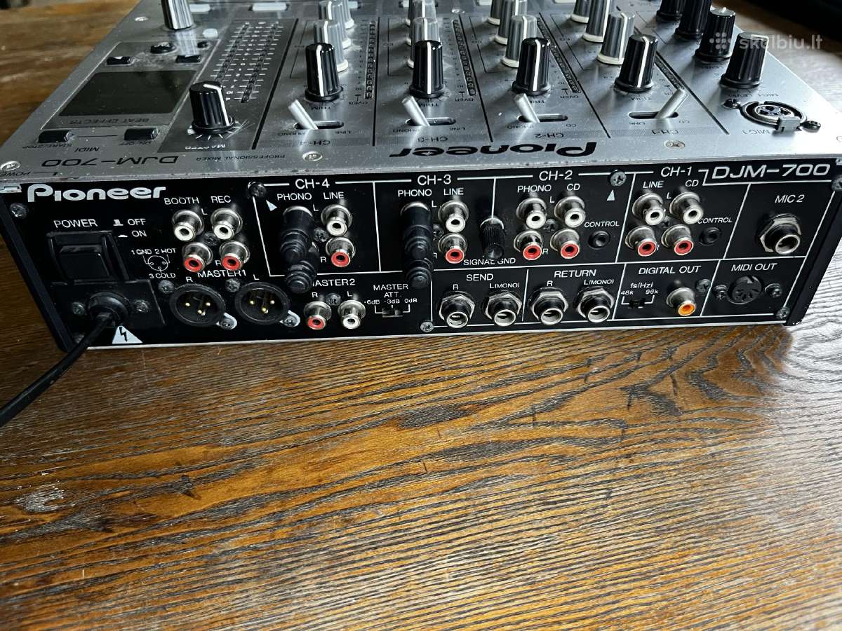 Dj mikseris Pioneer Djm-700 - nuotraukos Nr. 4