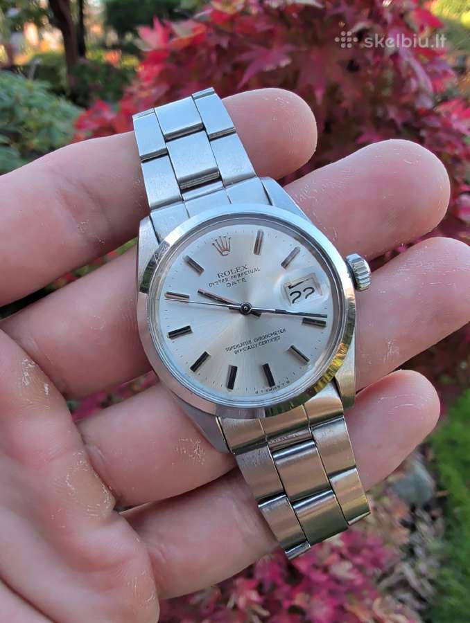 Rolex Oyster Perpetual Date 1500 (1970 m.) - nuotraukos Nr. 9