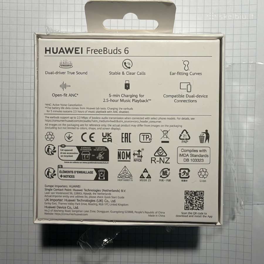 Huawei Freebuds 6 - nuotraukos Nr. 5