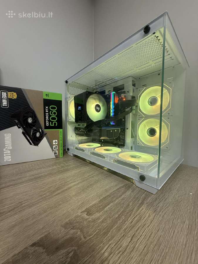 Ryzen 5 am5 ddr5 rtx 5060 m2 PVM sf 24men garanti - nuotraukos Nr. 5