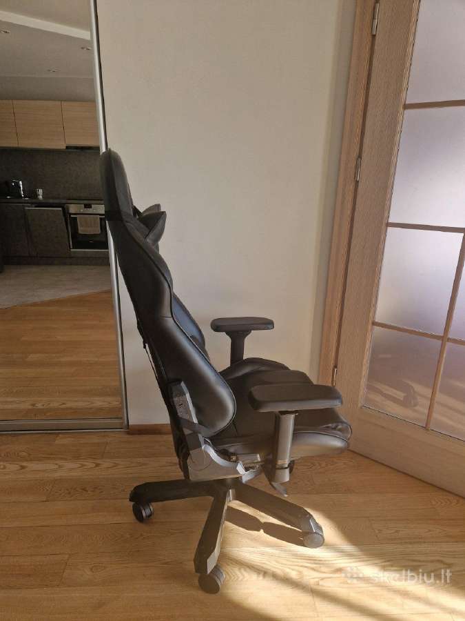 Dxracer žaidimų kėdė, juoda, su pagalvėmis - nuotraukos Nr. 2