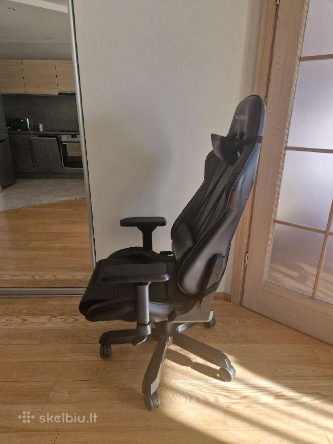 Dxracer žaidimų kėdė, juoda, su pagalvėmis - nuotraukos Nr. 4
