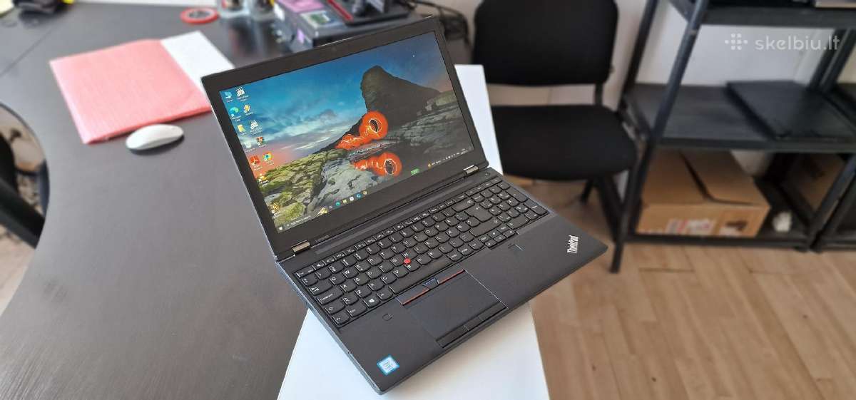 Lenovo P50, i7, 16gb, Quadro Nvdia M1000 4G - nuotraukos Nr. 3