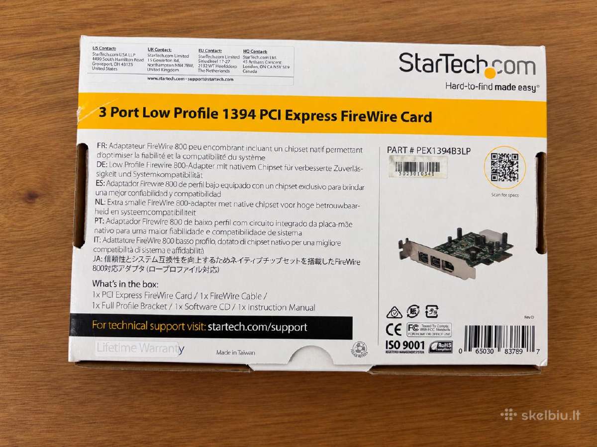 Panasonic Minidv kamera + Startech Firewire korta - nuotraukos Nr. 11