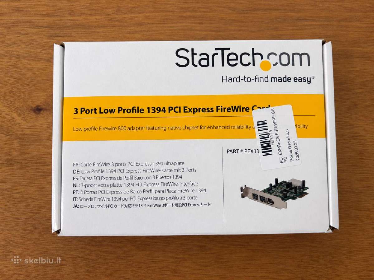Panasonic Minidv kamera + Startech Firewire korta - nuotraukos Nr. 10