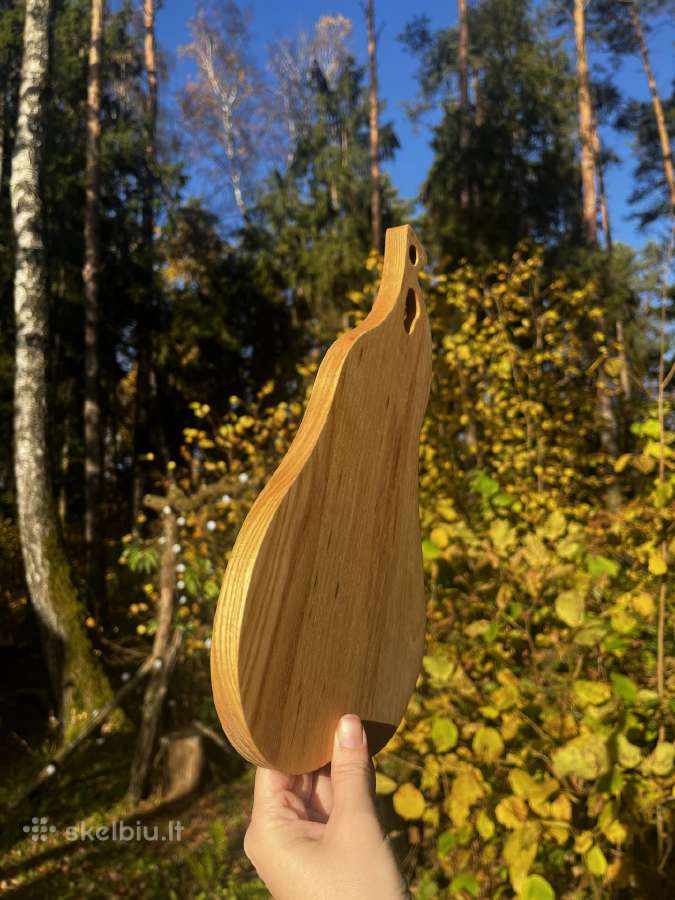 Kriaušės formos uosinė pjaustymo lentelė - nuotraukos Nr. 4
