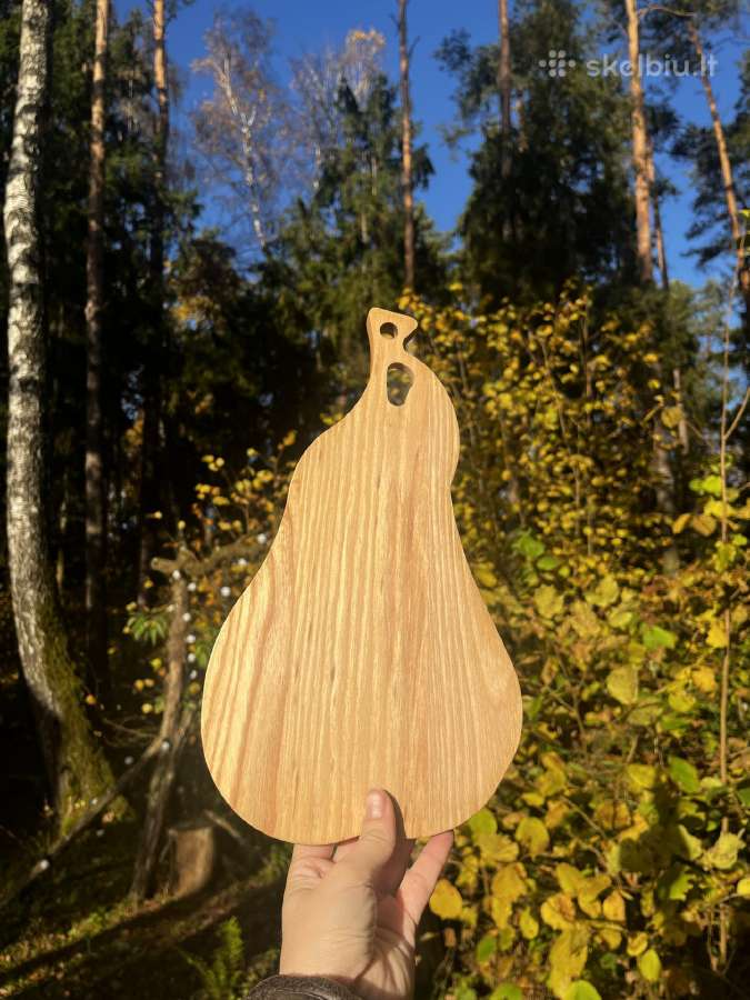 Kriaušės formos uosinė pjaustymo lentelė - nuotraukos Nr. 5