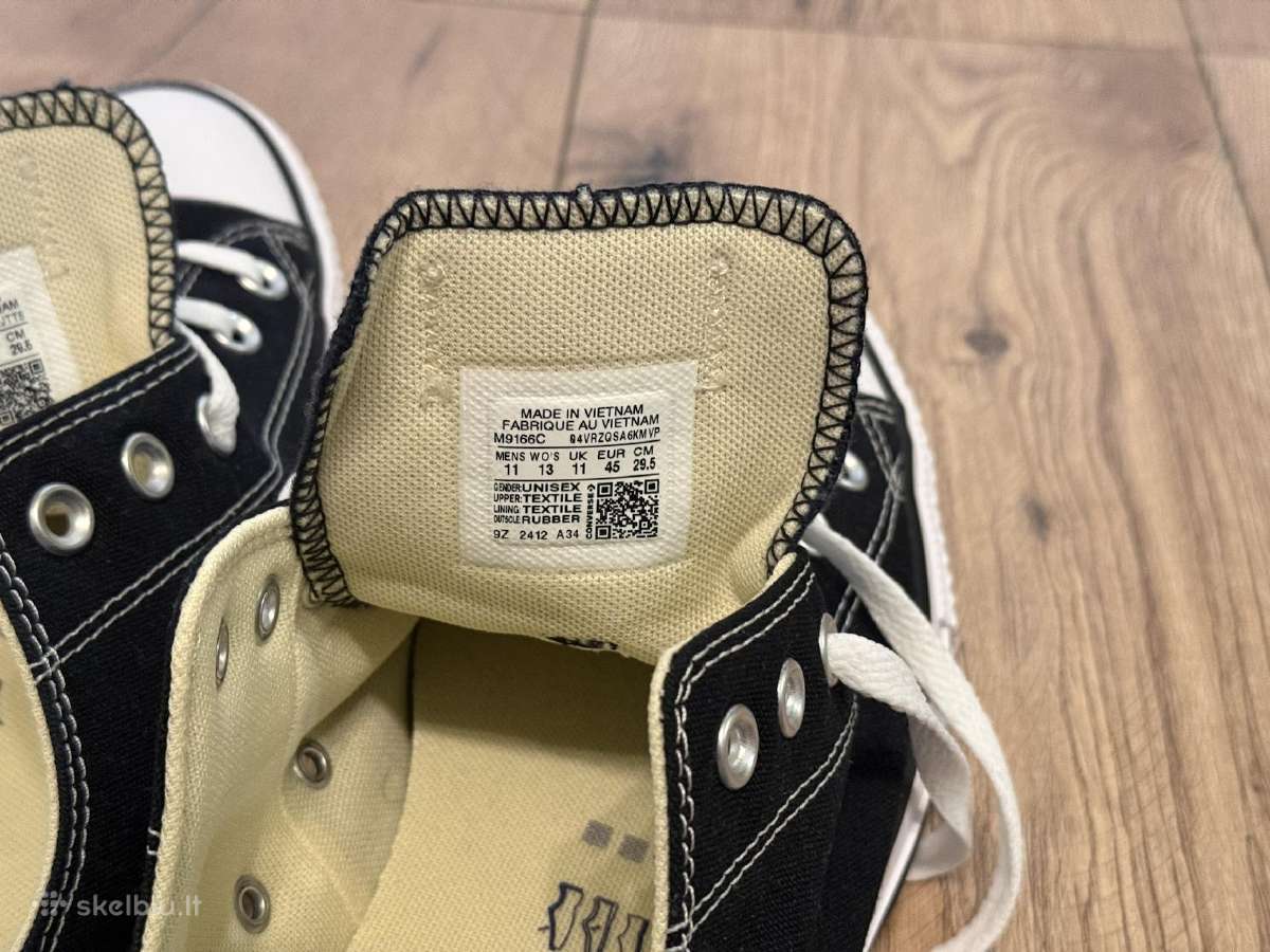 Converse Chuck Taylor All Star Ox juodi kedai, 45 - nuotraukos Nr. 9