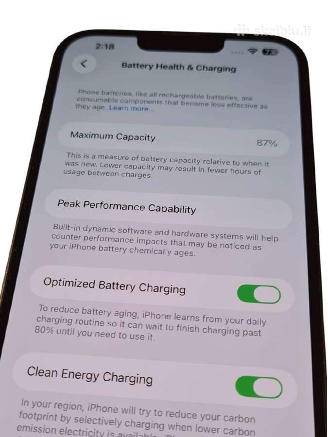 iPhone 14 Plus 128gb + 3 mėn. garantija - nuotraukos Nr. 6
