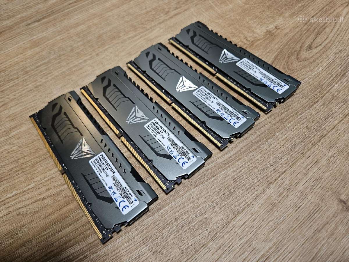 Patriot Viper Steel Ddr4 32gb (4x8gb) 3733mhz - nuotraukos Nr. 3