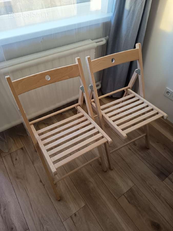2vnt Ikea Frosvi sulankstomos kėdės - nuotraukos Nr. 3