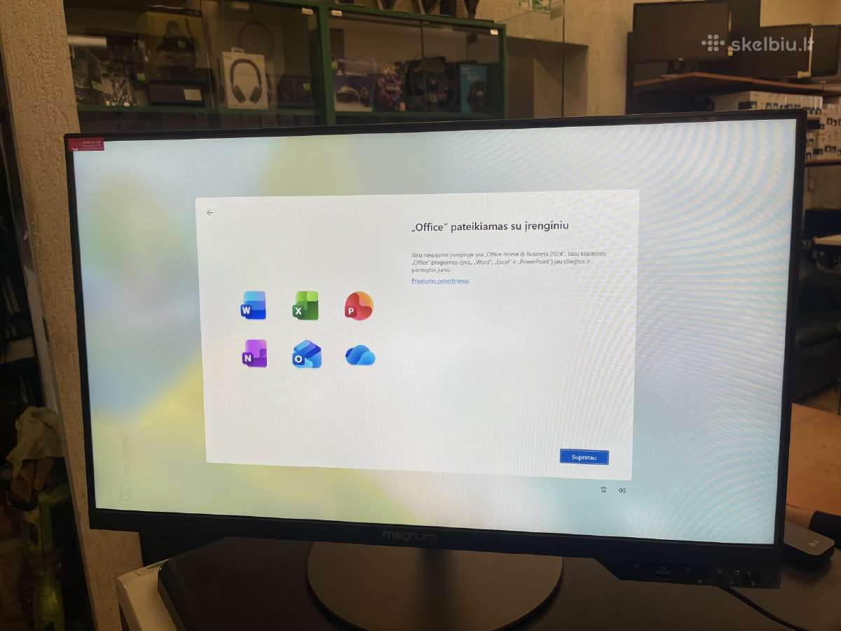 24" Aio Intel Ultra 5 16gb Ddr5 512ssd / garantija - nuotraukos Nr. 11