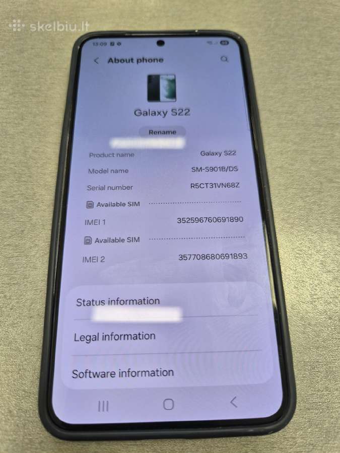 Samsung S22 256gb - nuotraukos Nr. 6