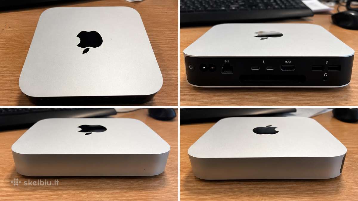 Apple Mac mini M2, 8gb, 256gb SSD, 2023 - nuotraukos Nr. 2