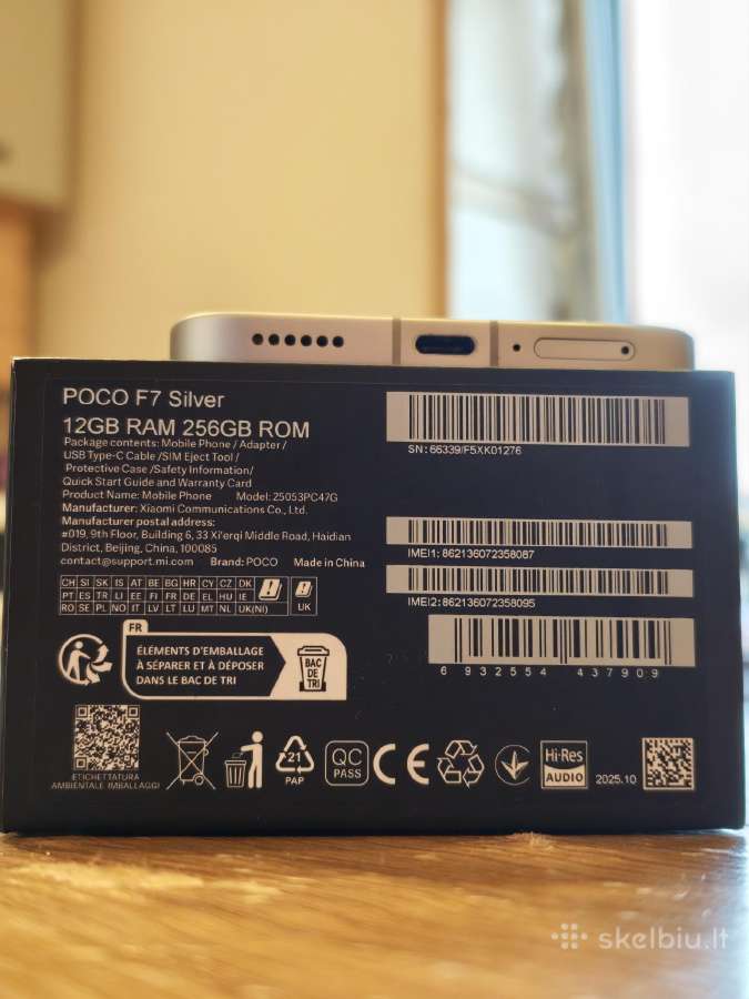 Poco F7 12/256gb Limited Edition (Baterija 98%) - nuotraukos Nr. 6
