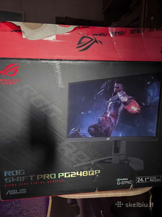 Rog Swift Pro Pg248qp 540hz Tn 24.1 - nuotraukos Nr. 3