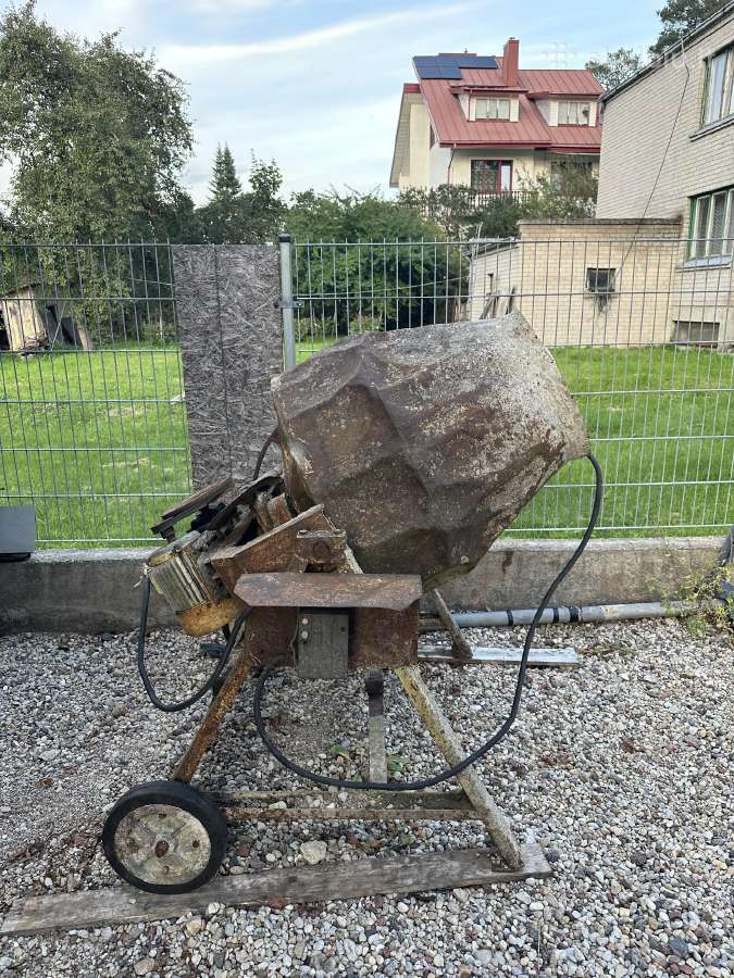 Betono maišyklė /betonmaišė su 3f elektriniu motor - nuotraukos Nr. 2