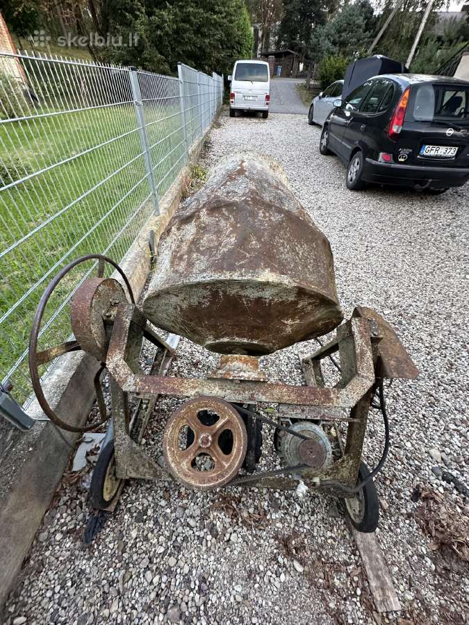 Betono maišyklė /betonmaišė su 3f elektriniu motor - nuotraukos Nr. 3