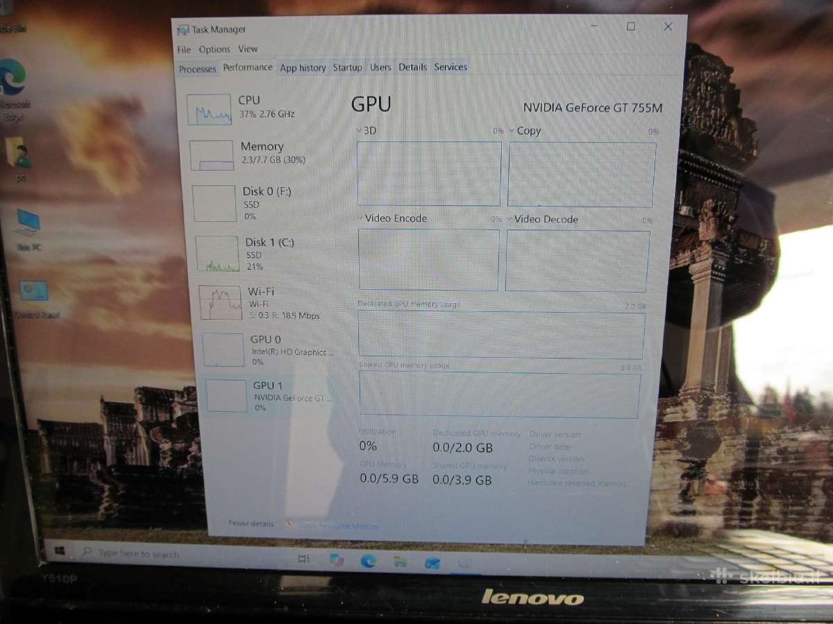 Lenovo Y510p Zaidimam - nuotraukos Nr. 11