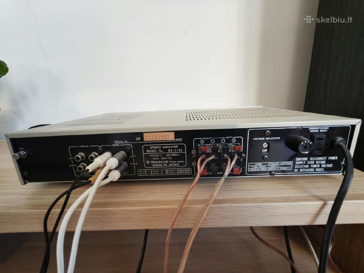 Audio stiprintuvas - nuotraukos Nr. 6