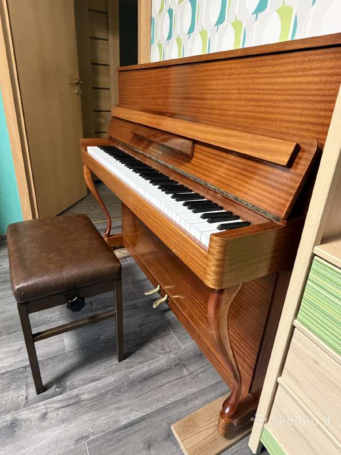 Švediškas pianinas Nylund & Son su kėdute - nuotraukos Nr. 2