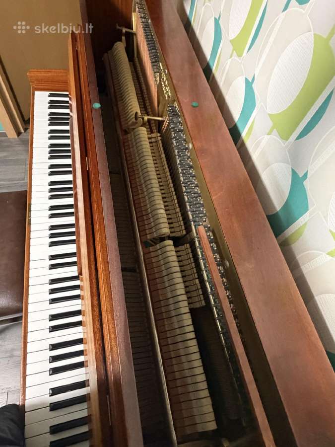 Švediškas pianinas Nylund & Son su kėdute - nuotraukos Nr. 7