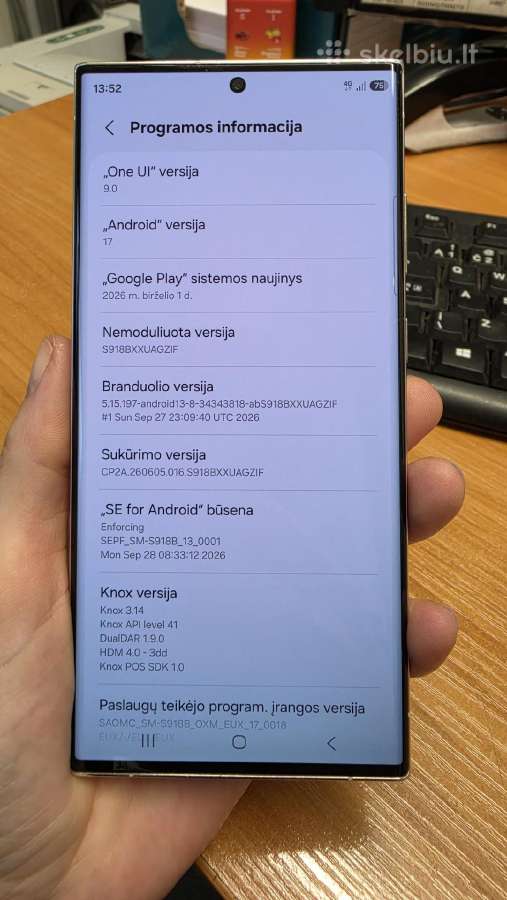 Samsung galaxy S23 ultra - nuotraukos Nr. 3