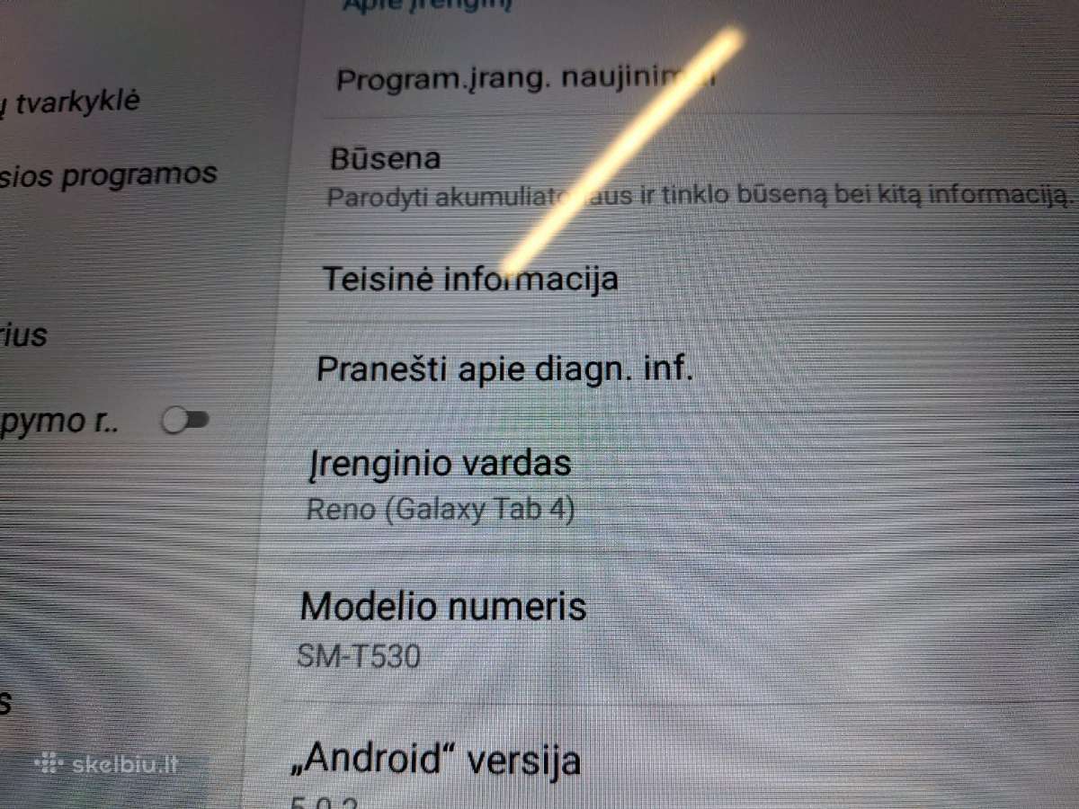 Samsung galaxy tab4 - nuotraukos Nr. 4