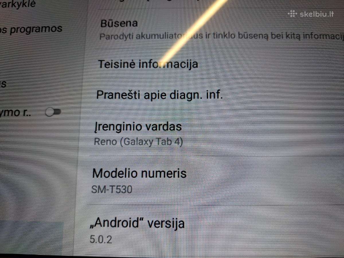 Samsung galaxy tab4 - nuotraukos Nr. 6