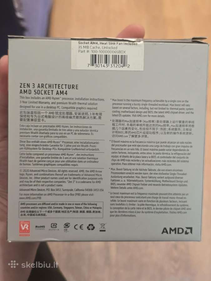 Ryzen 5 5600x - nuotraukos Nr. 2