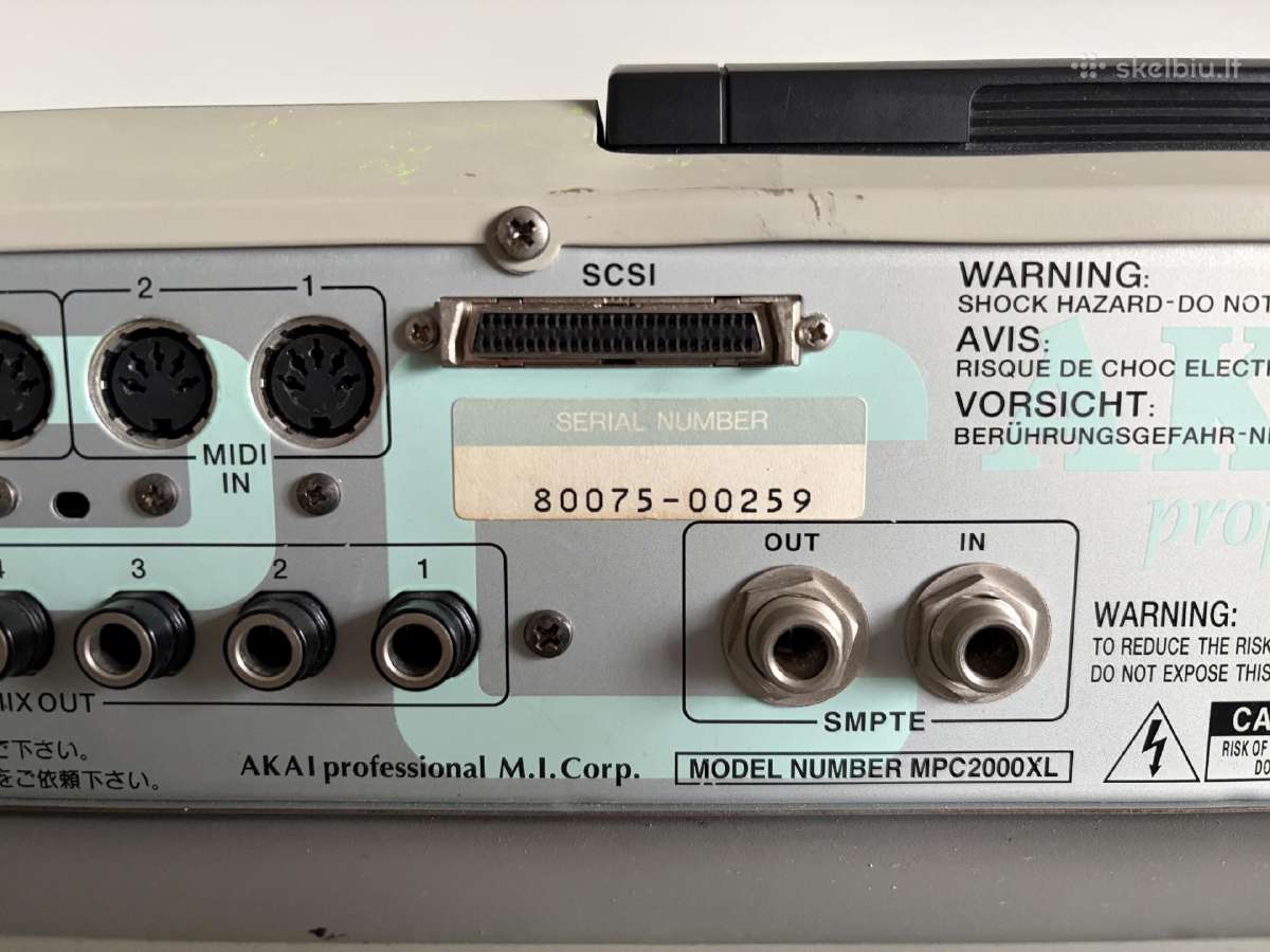 Akai Mpc 2000xl - nuotraukos Nr. 8