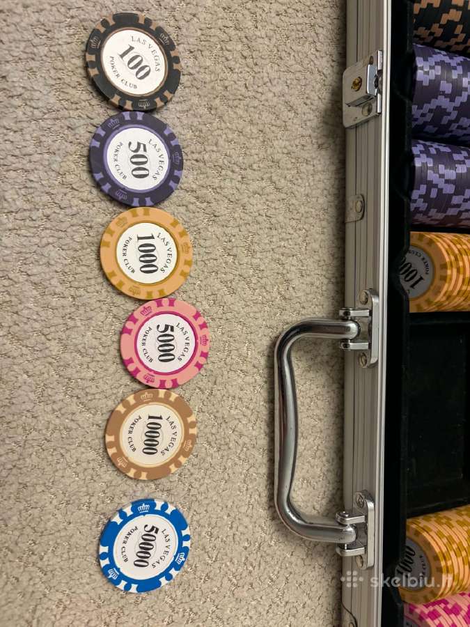 Las Vegas Poker club pokerio žetonai - nuotraukos Nr. 2