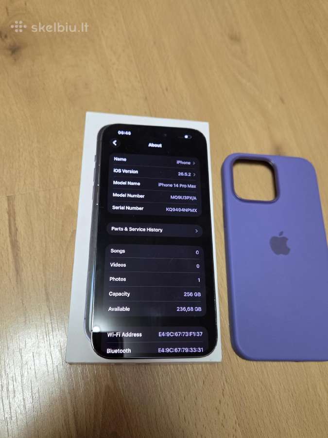 iPhone 14 Pro Max 256gb - nuotraukos Nr. 4