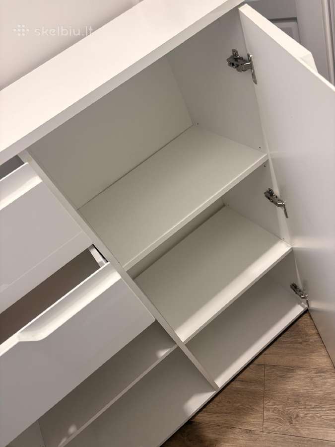 Spintelė Komoda balta Naudota - nuotraukos Nr. 4