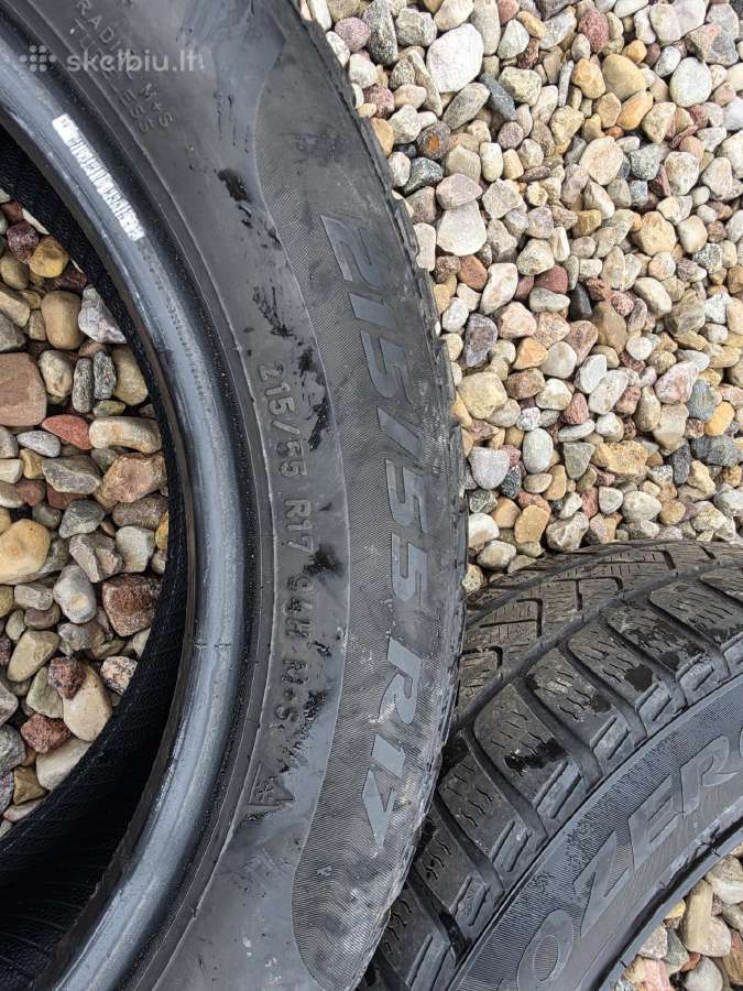 Pirelli Sottozero 3 žieminės padangos 215/55 R17 - nuotraukos Nr. 5