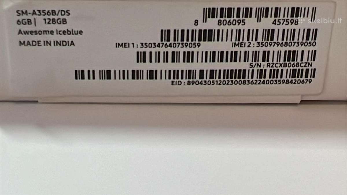 Samsung A35 5G 6g/128gb - nuotraukos Nr. 9