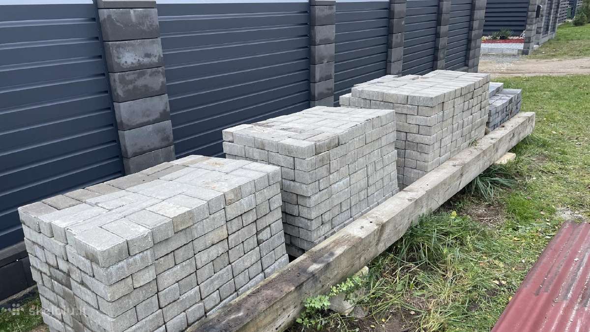 Betoninės trinkelės 20x10x70 - nuotraukos Nr. 2